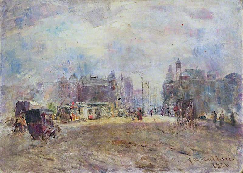 Glasgow 'Barras' by Frederick McCubbin,A3(16x12")Poster