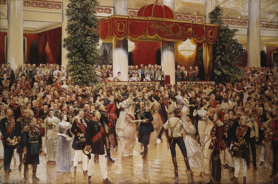 Ball in St. Petersburg by Dmitry Kardovsky,A3(16x12")Poster