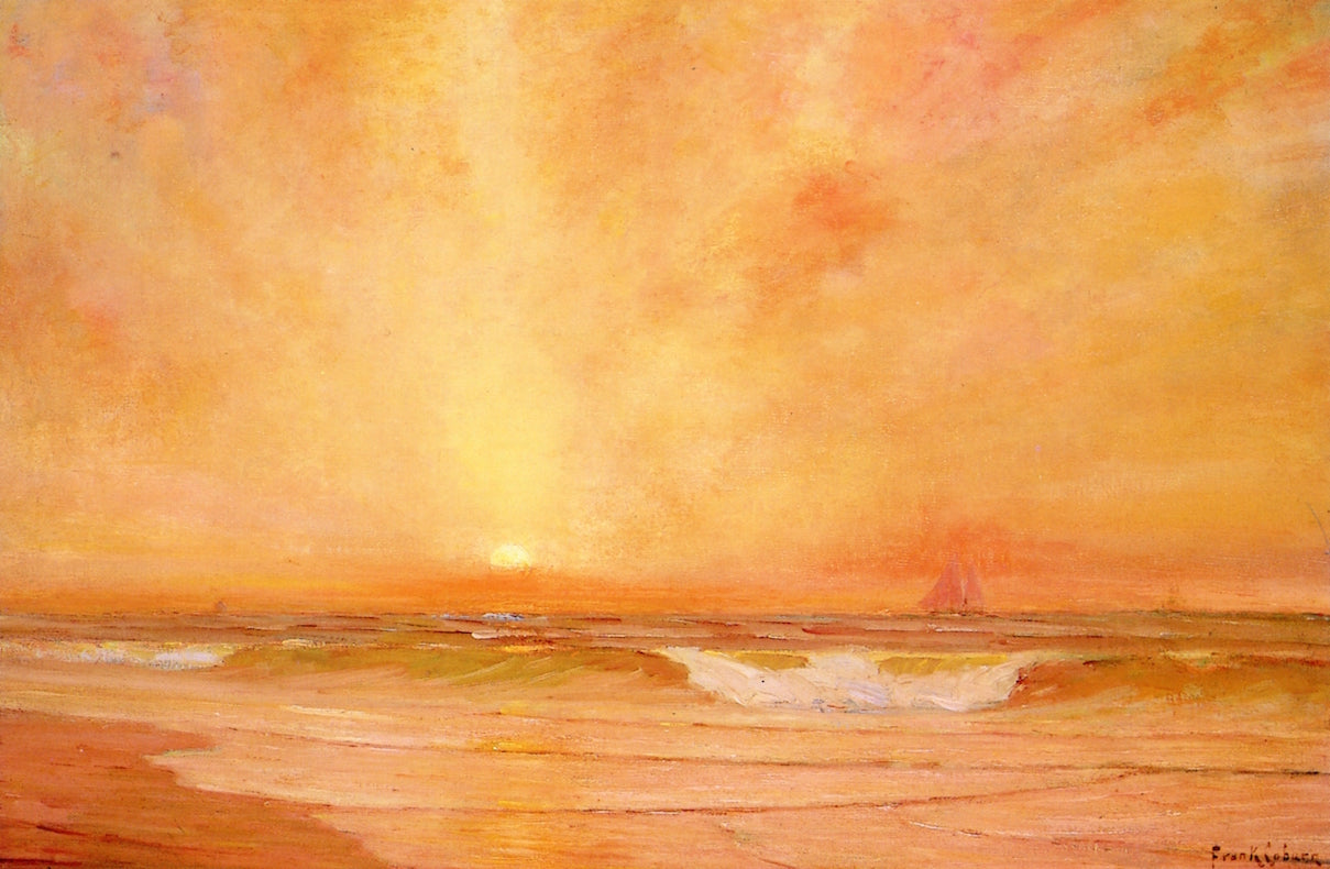 Sunset, the Last Glow by Frank Coburn,A3(16x12")Poster