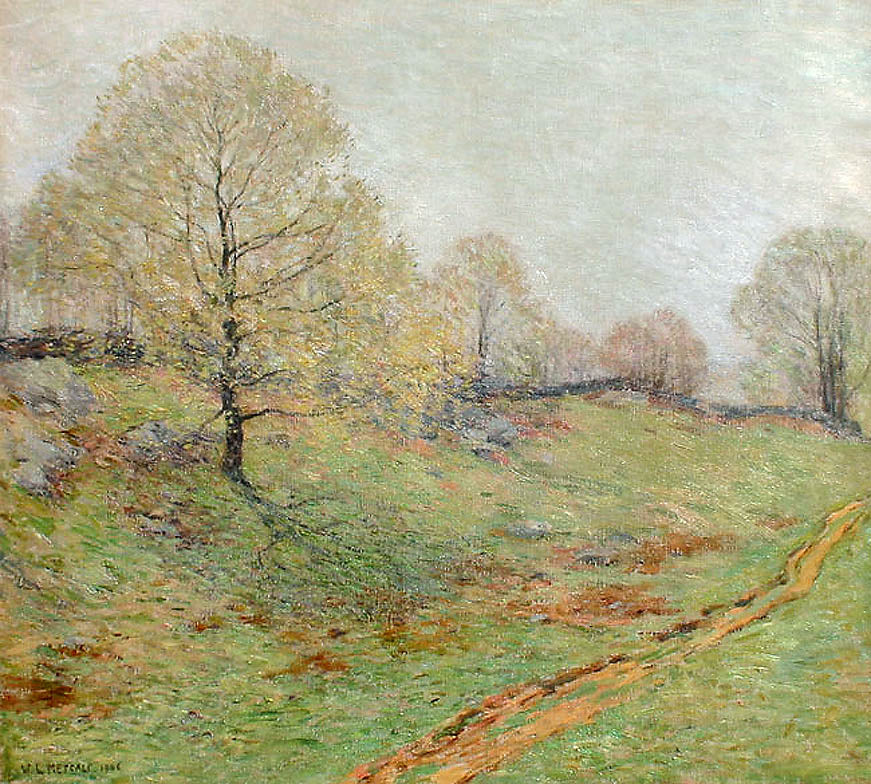 Early Spring, Old Lyme by Willard Leroy Metcalf,A3(16x12")Poster