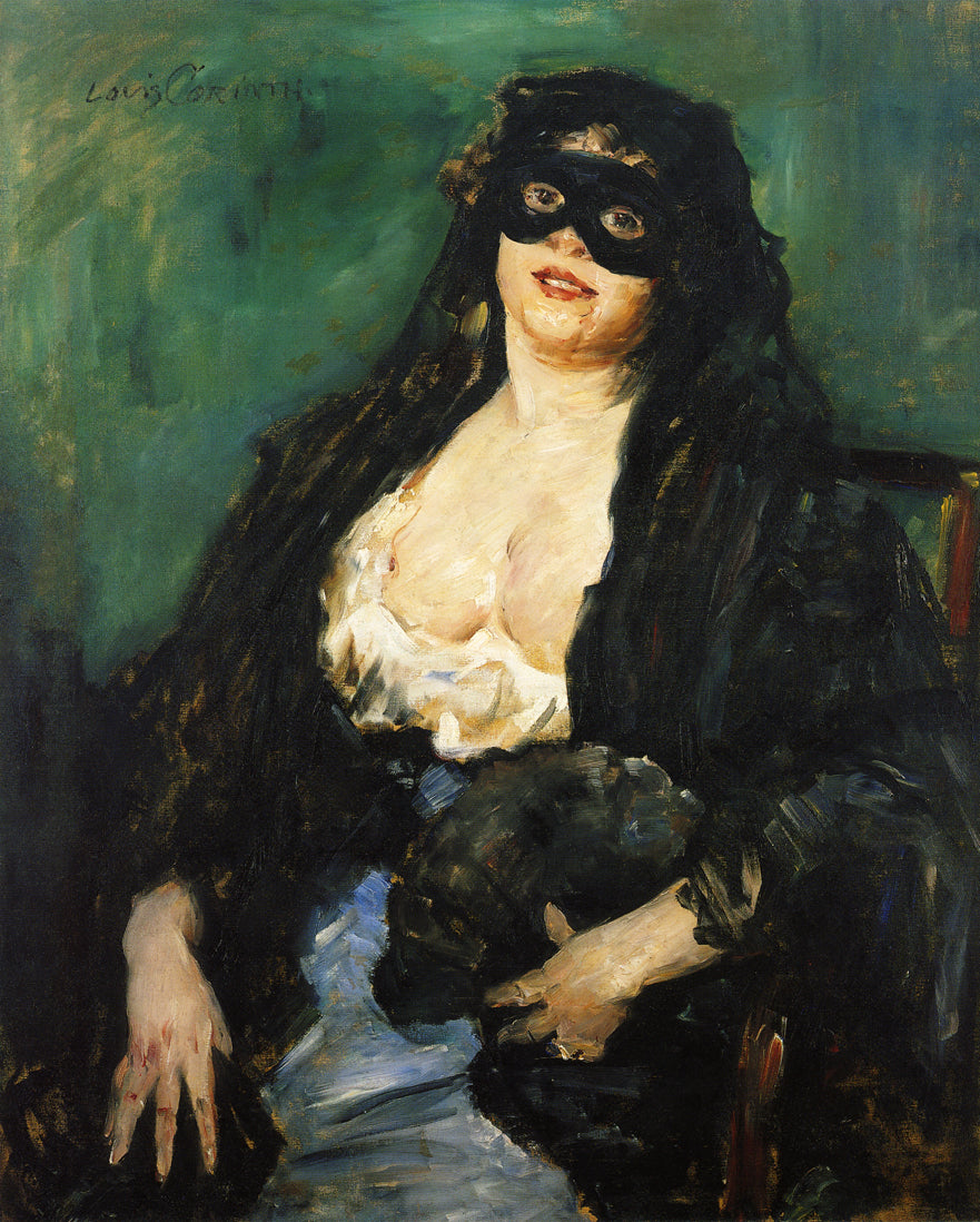 The Black Mask by Lovis Corinth,A3(16x12")Poster