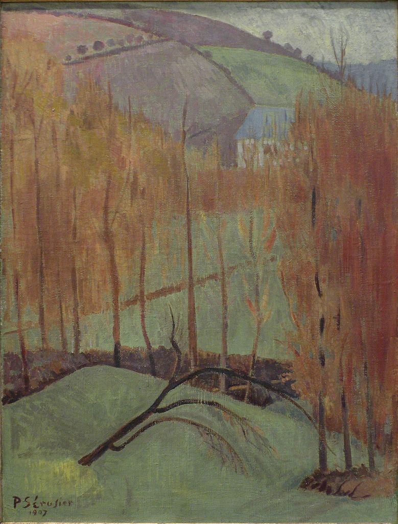 La colline aux platanes, vintage artwork by Paul Serusier, 12x8" (A4) Poster