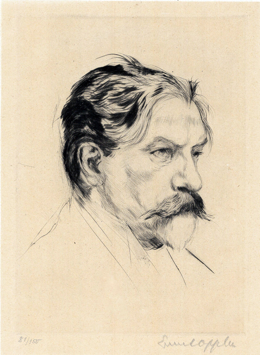 Portrait of Arthur Nikisch by Ernst Oppler,A3(16x12")Poster