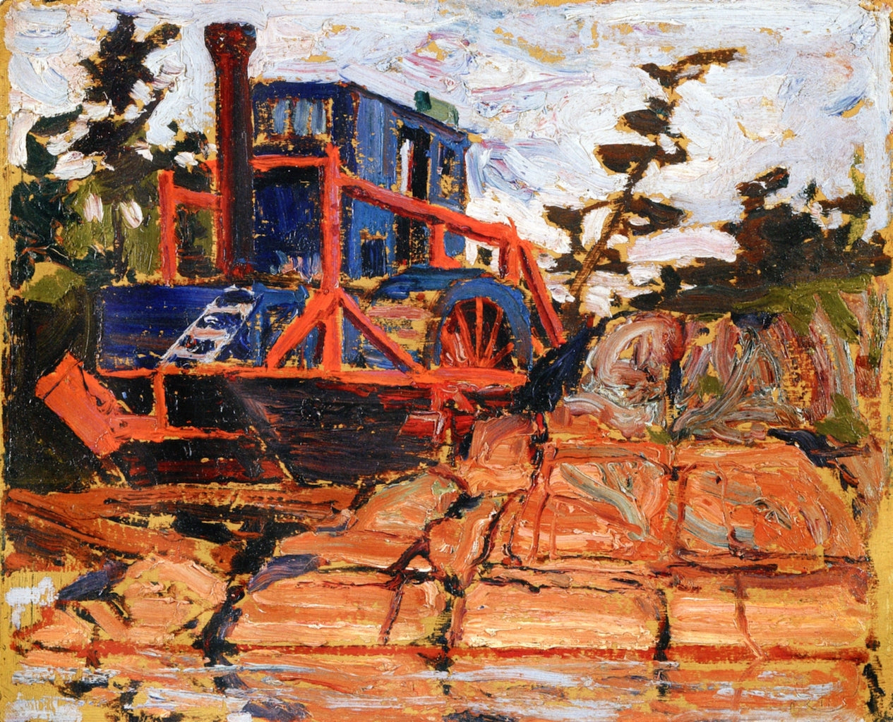 The Alligator, Algonquin Park, vintage artwork by Tom Thomson, 12x8" (A4) Poster