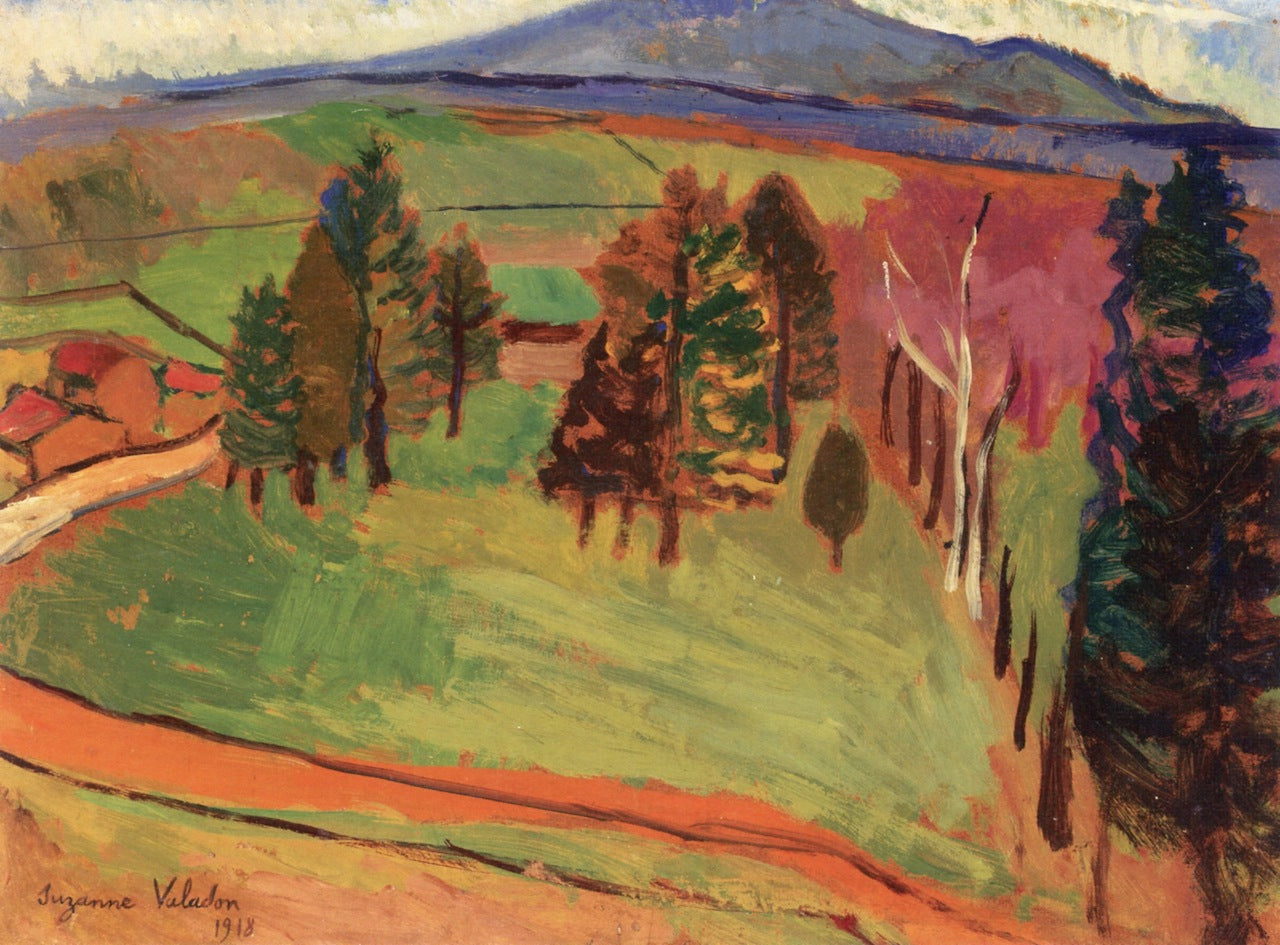 A Road in the Countryside by Suzanne Valadon,A3(16x12")Poster