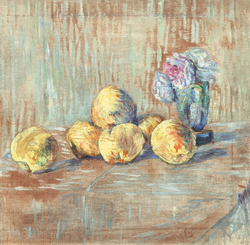 Still Life with Fruits by Curt Herrmann,A3(16x12")Poster