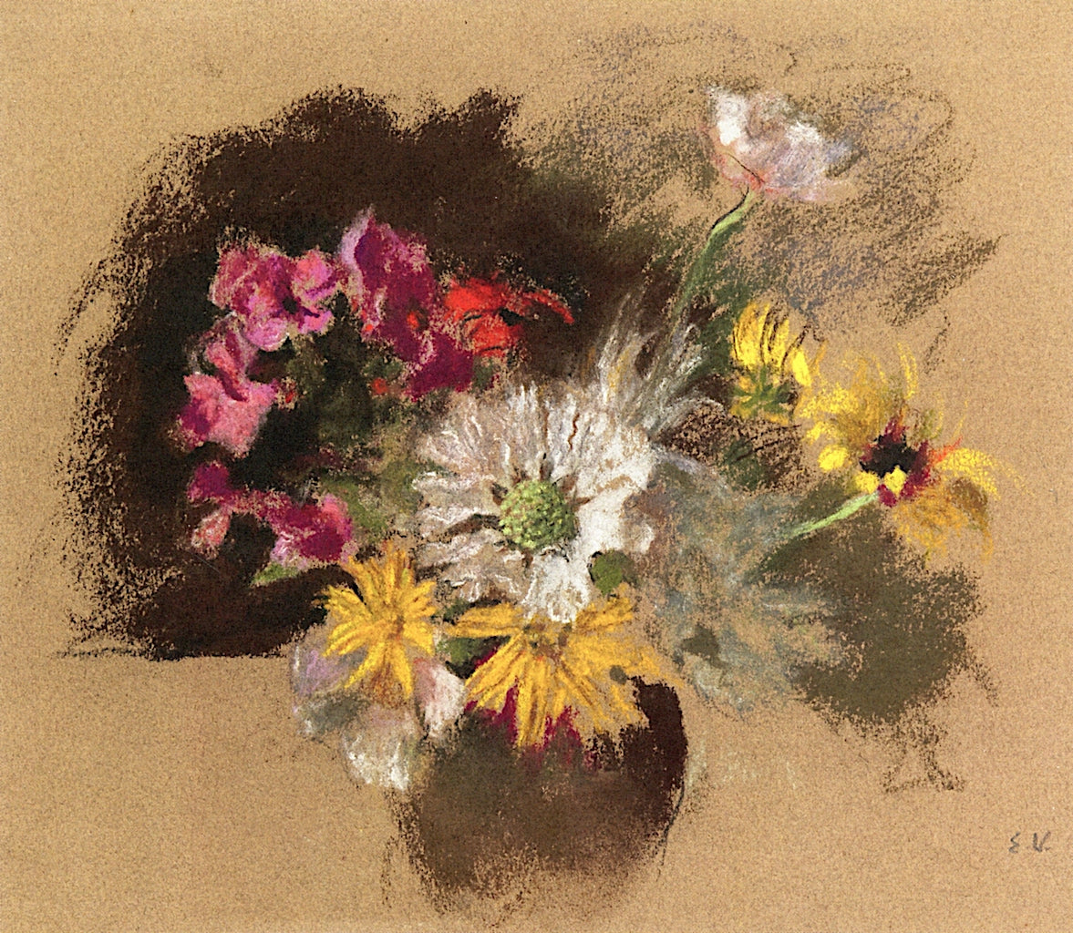 Bouquet of Anemones by edouard Vuillard,A3(16x12")Poster