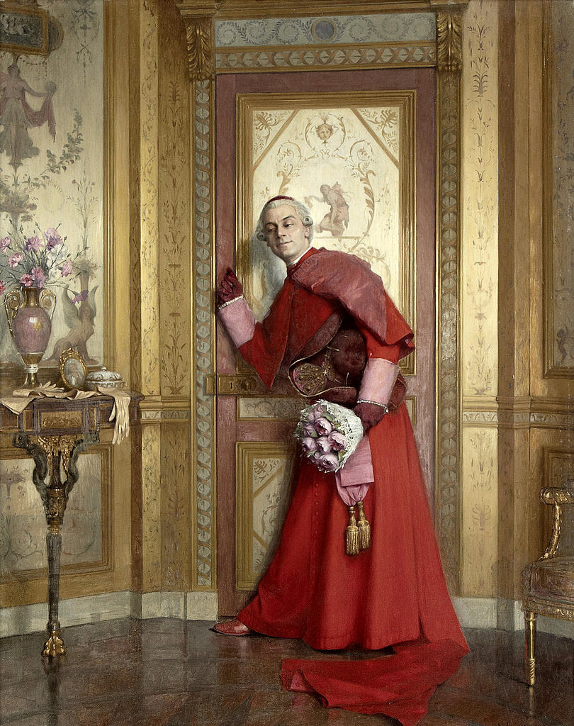 The Naughty Cardinal by Henri Adolphe Laissement,A3(16x12")Poster