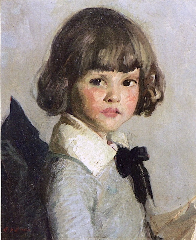 Baby Barbara, vintage artwork by Rae Sloan Bredin, 12x8" (A4) Poster