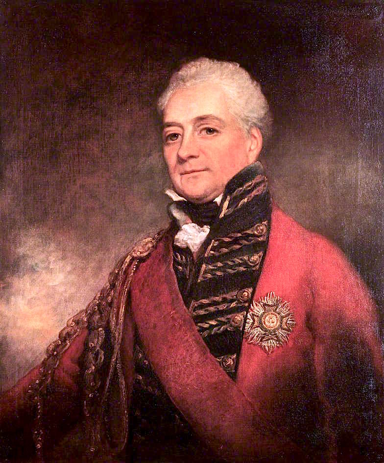 Major-General Sir David Ochterlony, Soldier, vintage artwork by Arthur William Devis, 12x8" (A4) Poster