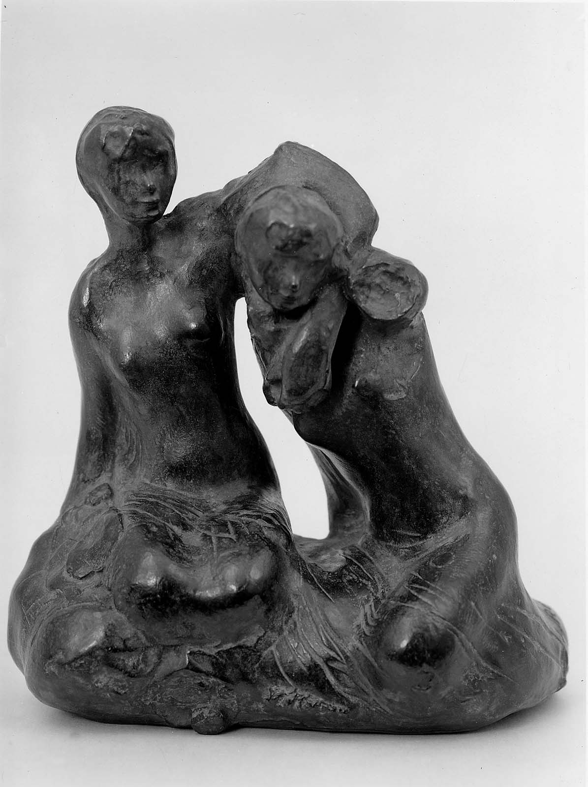 Damnees, vintage artwork by Auguste Rodin, 12x8" (A4) Poster