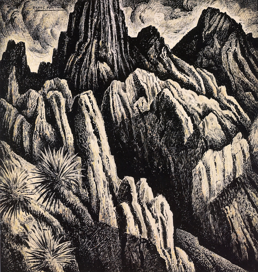 Cordillera Mexicana by Alfredo Ramos Martinez,16x12(A3) Poster