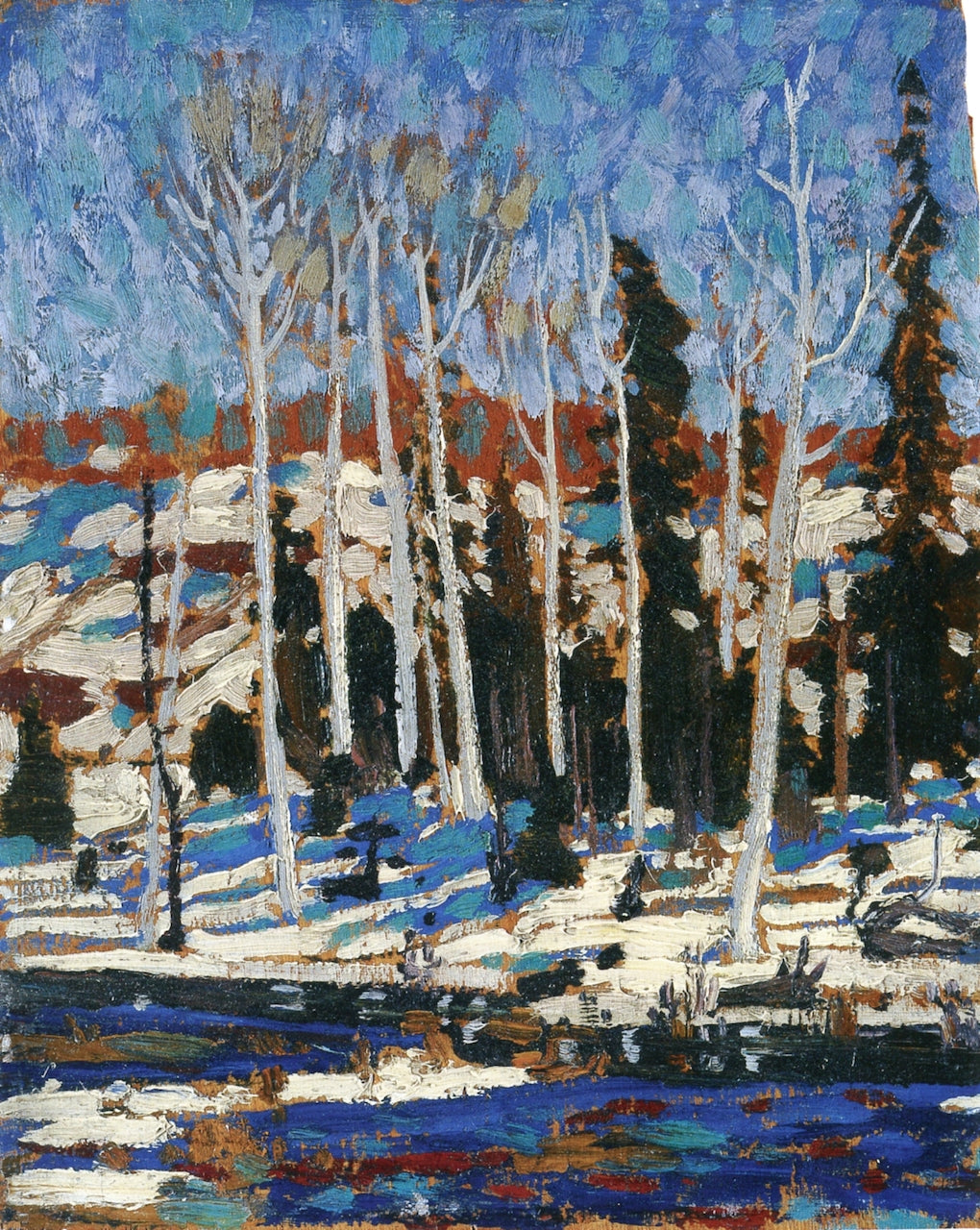 March by Tom Thomson,16x12(A3) Poster
