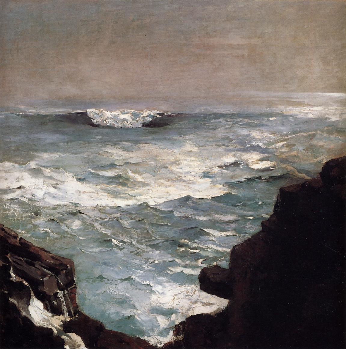 Cannon Rock, vintage artwork by Winslow Homer, 12x8" (A4) Poster