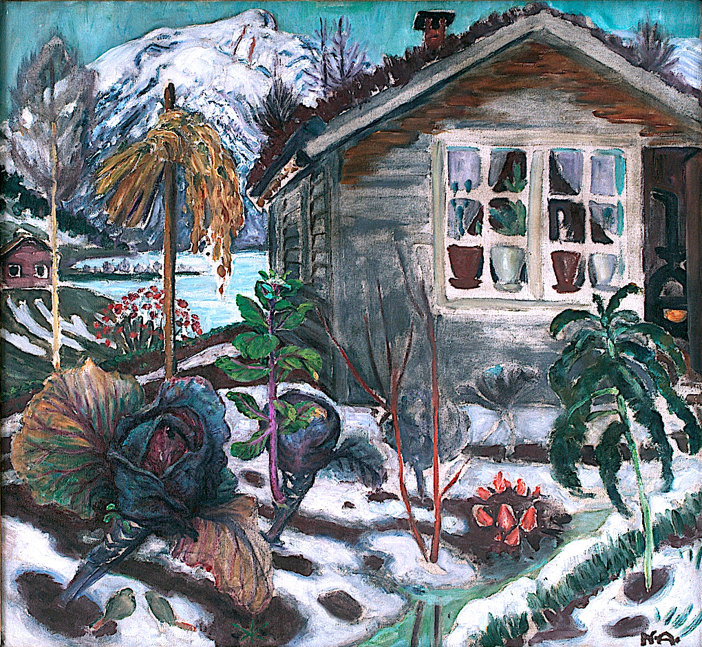 Early Snow by Nicolai Astrup,16x12(A3) Poster