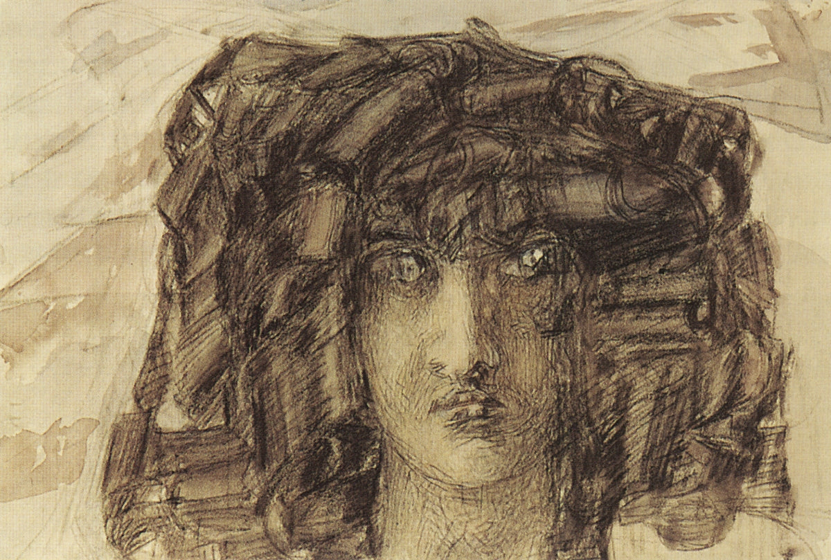 Demon by Mikhail Vrubel,A3(16x12")Poster