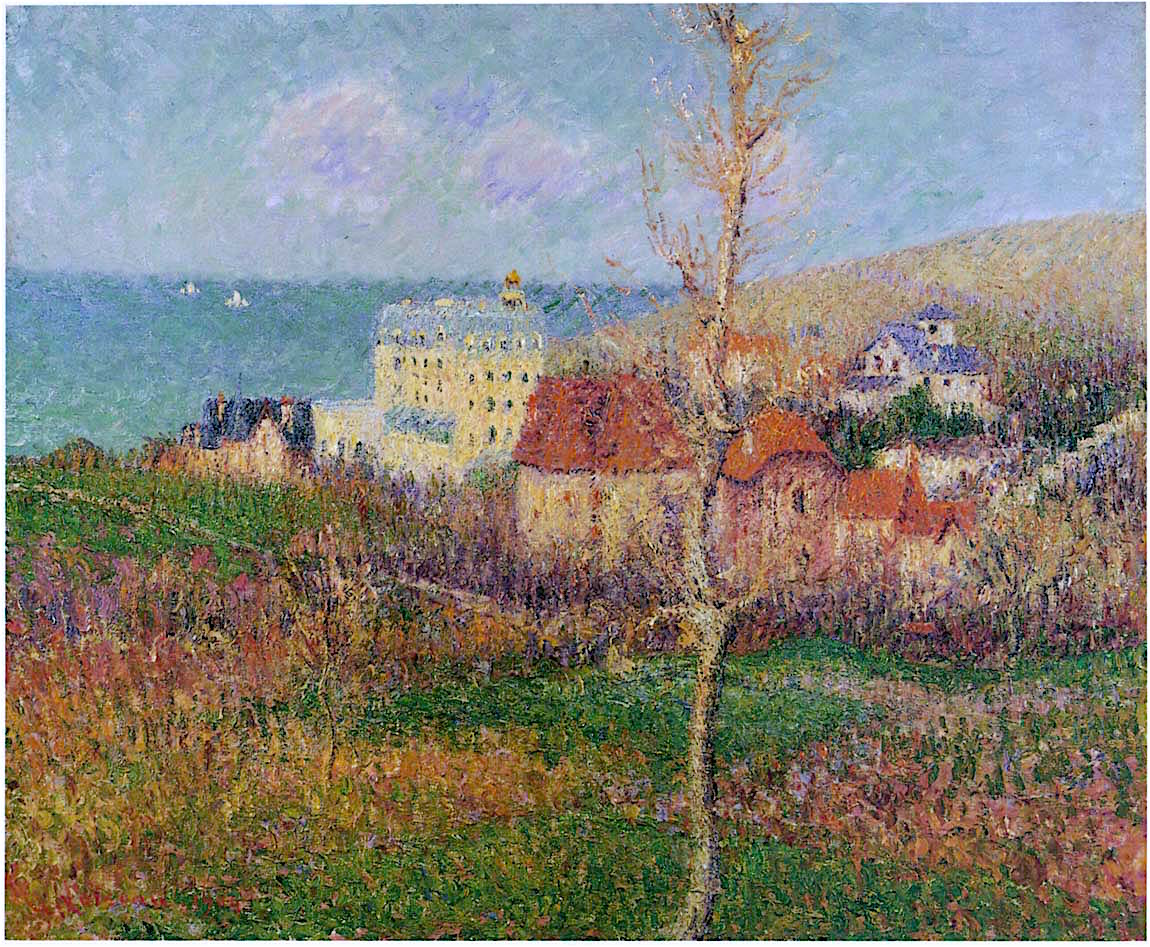 At the Coast of Normandy, vintage artwork by Gustave Loiseau, 12x8" (A4) Poster
