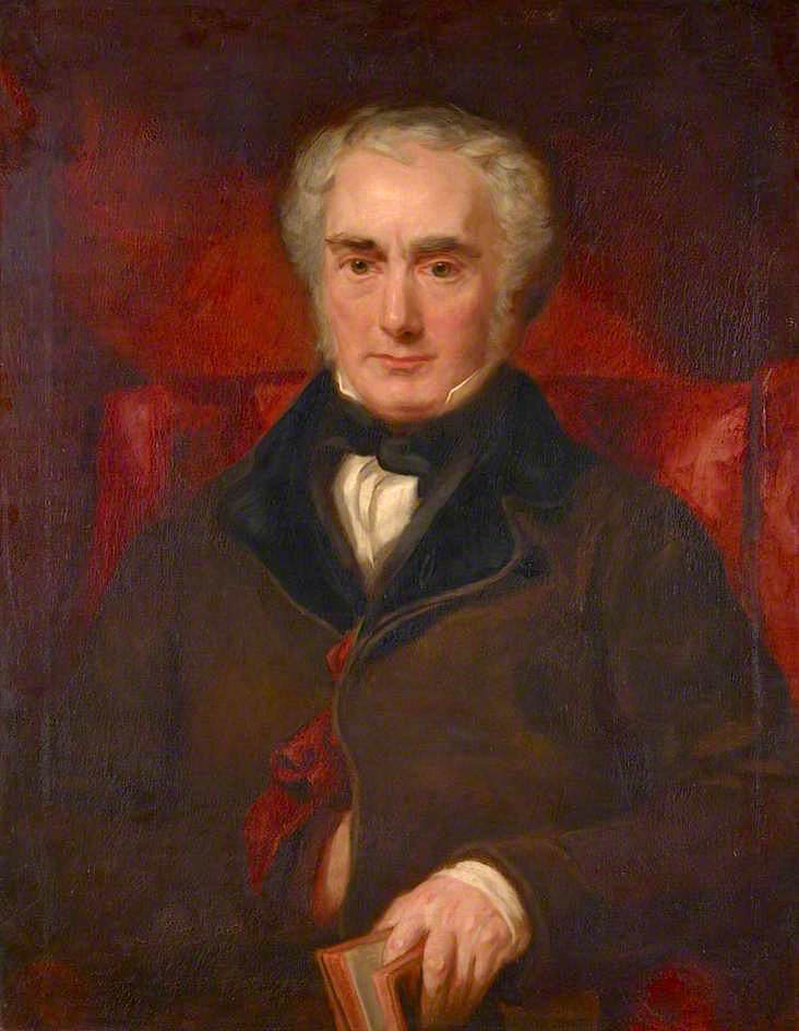 Professor Sir William Hamilton, Metaphysician, vintage artwork by John Ballantyne, A3 (16x12") Poster Print
