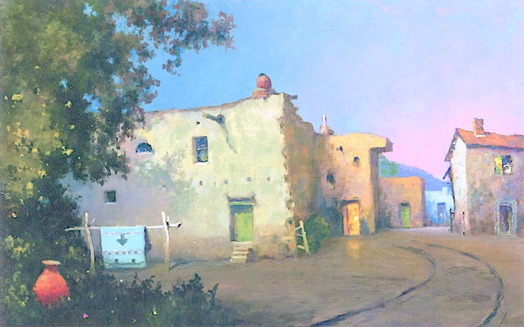 Adobe Village, Moonlight by Will Sparks,A3(16x12")Poster