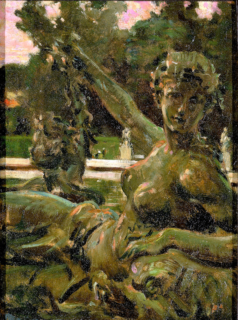Nymph and Cupid by James Carroll Beckwith,A3(16x12")Poster