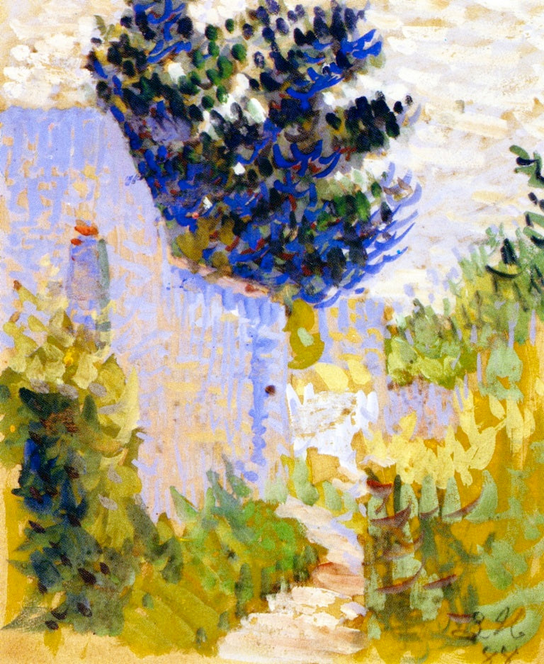 The Trail behind the House by Louis Hayet,A3(16x12")Poster