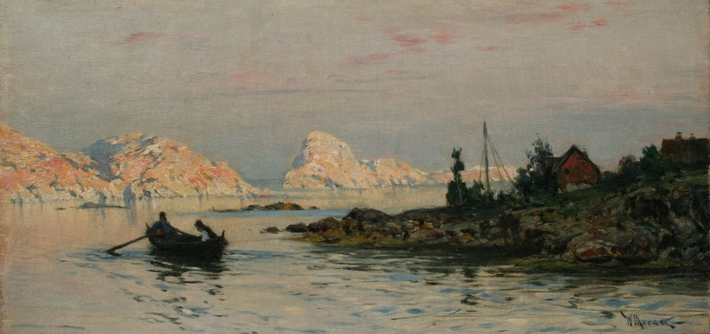 Coastal Scene, Norway by Walter Moras,A3(16x12")Poster