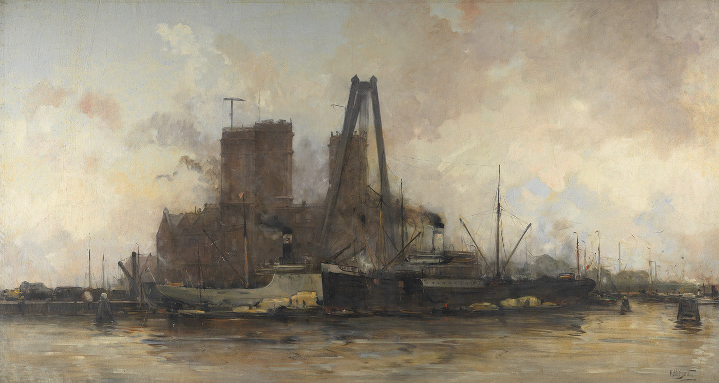View of the Eastern Docklands by Hobbe Smith,A3(16x12")Poster