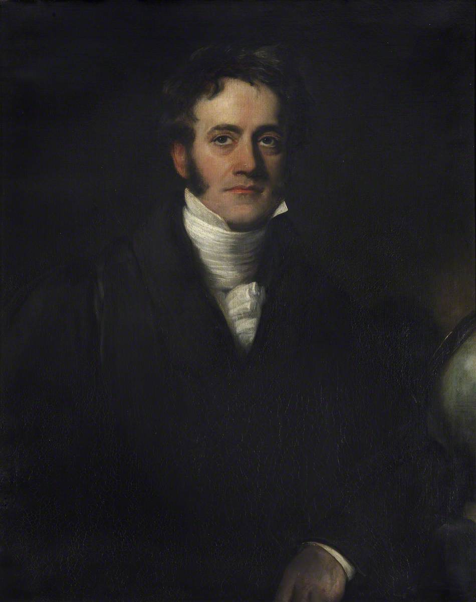 Sir John F. W. Herschel (1792–1871), Astronomer, vintage artwork by Henry William Pickersgill, 12x8" (A4) Poster