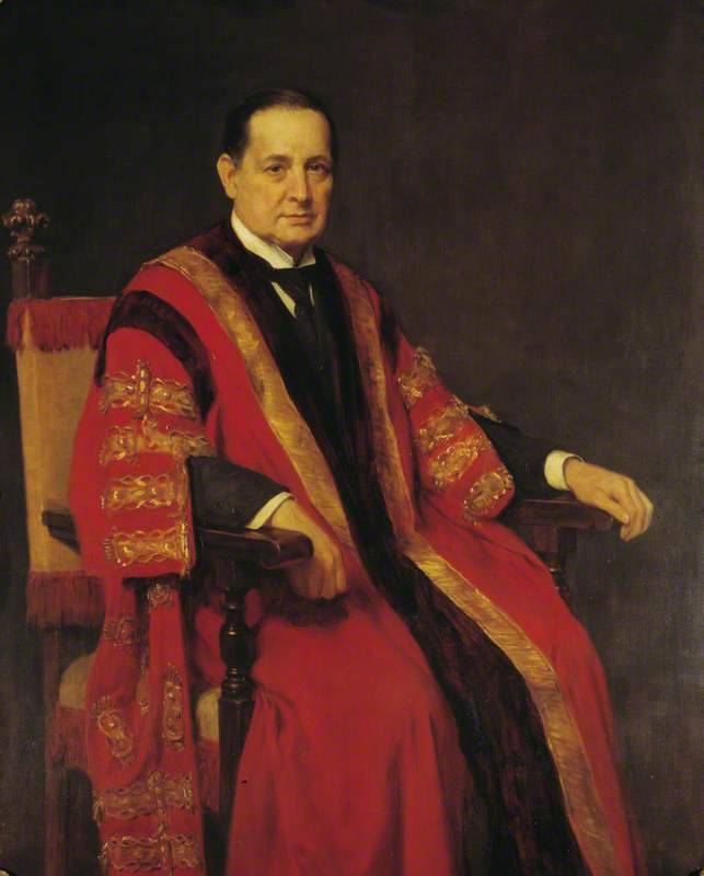 John Bland-Sutton, vintage artwork by John Maler Collier, 12x8" (A4) Poster