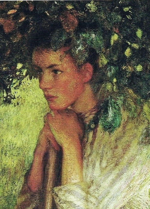 aymaker in Shadows by Sir George Clausen, R.A., R.W.S., R.I.,A3(16x12")Poster