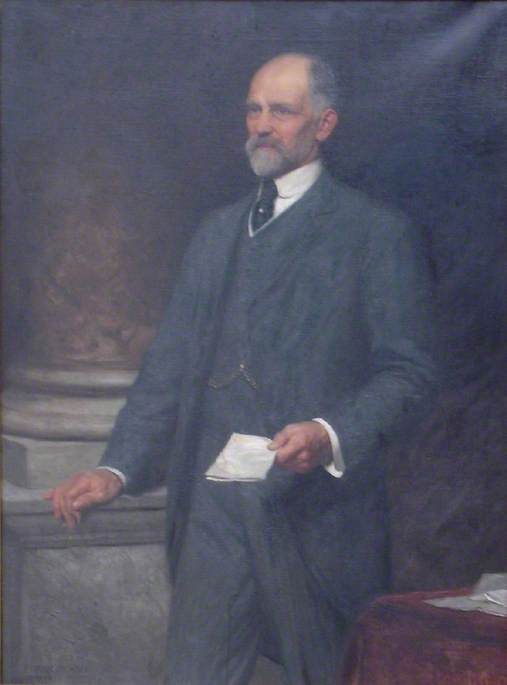 The Right Honourable Thomas Robinson Ferens, vintage artwork by Sir Francis Bernard (Frank) Dicksee, 12x8" (A4) Poster