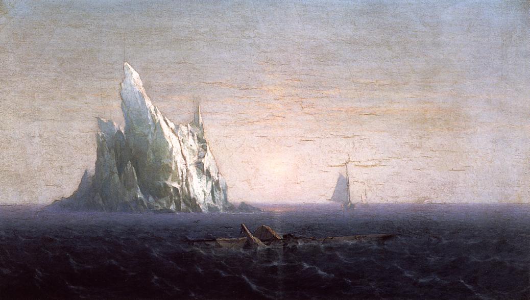Polar Sea, vintage artwork by George Curtis, A3 (16x12") Poster Print