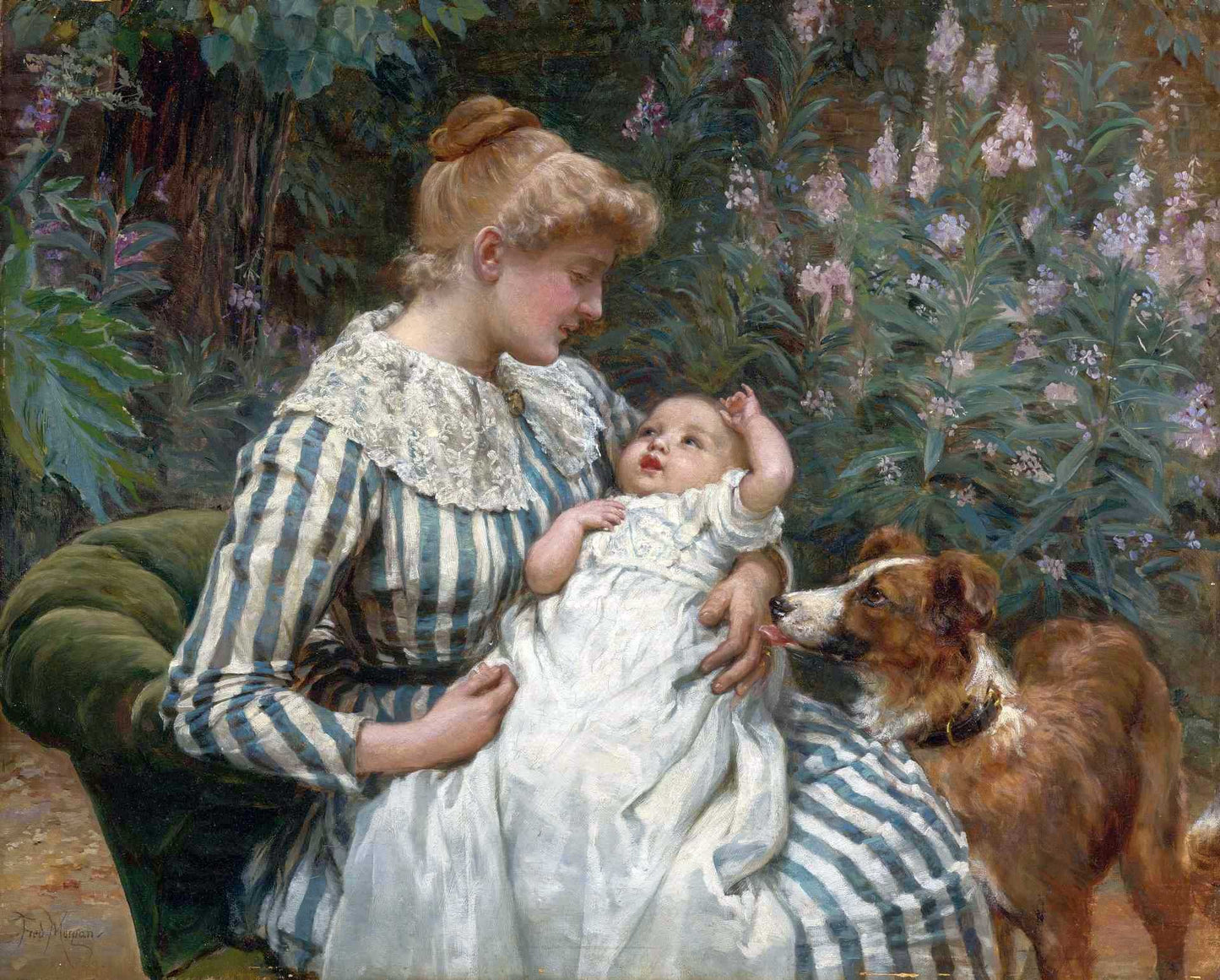 Gentle Reminder, vintage artwork by Frederick Morgan, 12x8" (A4) Poster