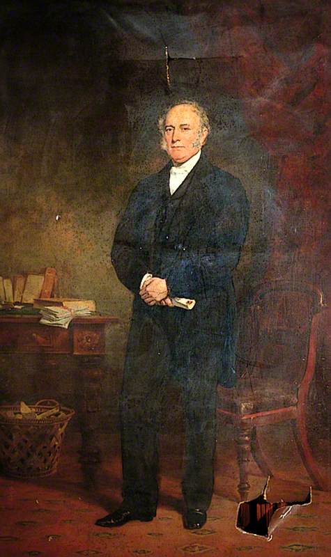 Alexander Randall, Founder of the Kentish Bank, vintage artwork by Sir Francis Grant, P.R.A., A3 (16x12") Poster Print