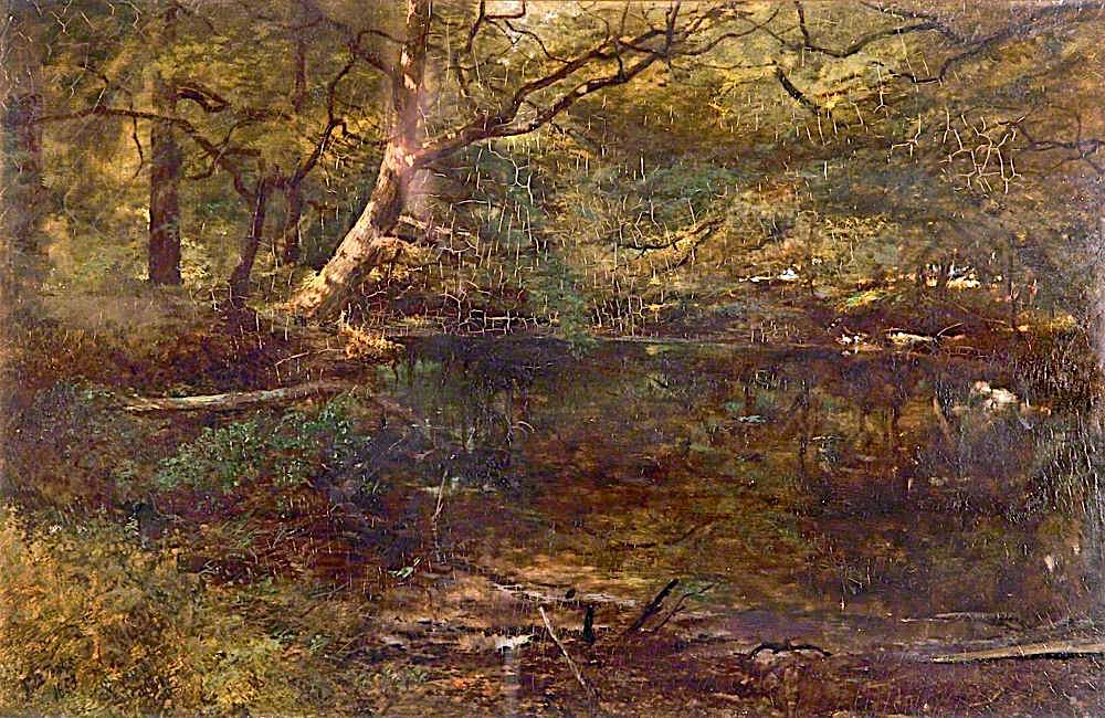 Kingfisher's Haunt, vintage artwork by Robert Tonge, 12x8" (A4) Poster