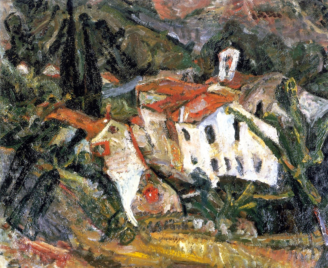 Céret Landscape by Chaim Soutine,16x12(A3) Poster