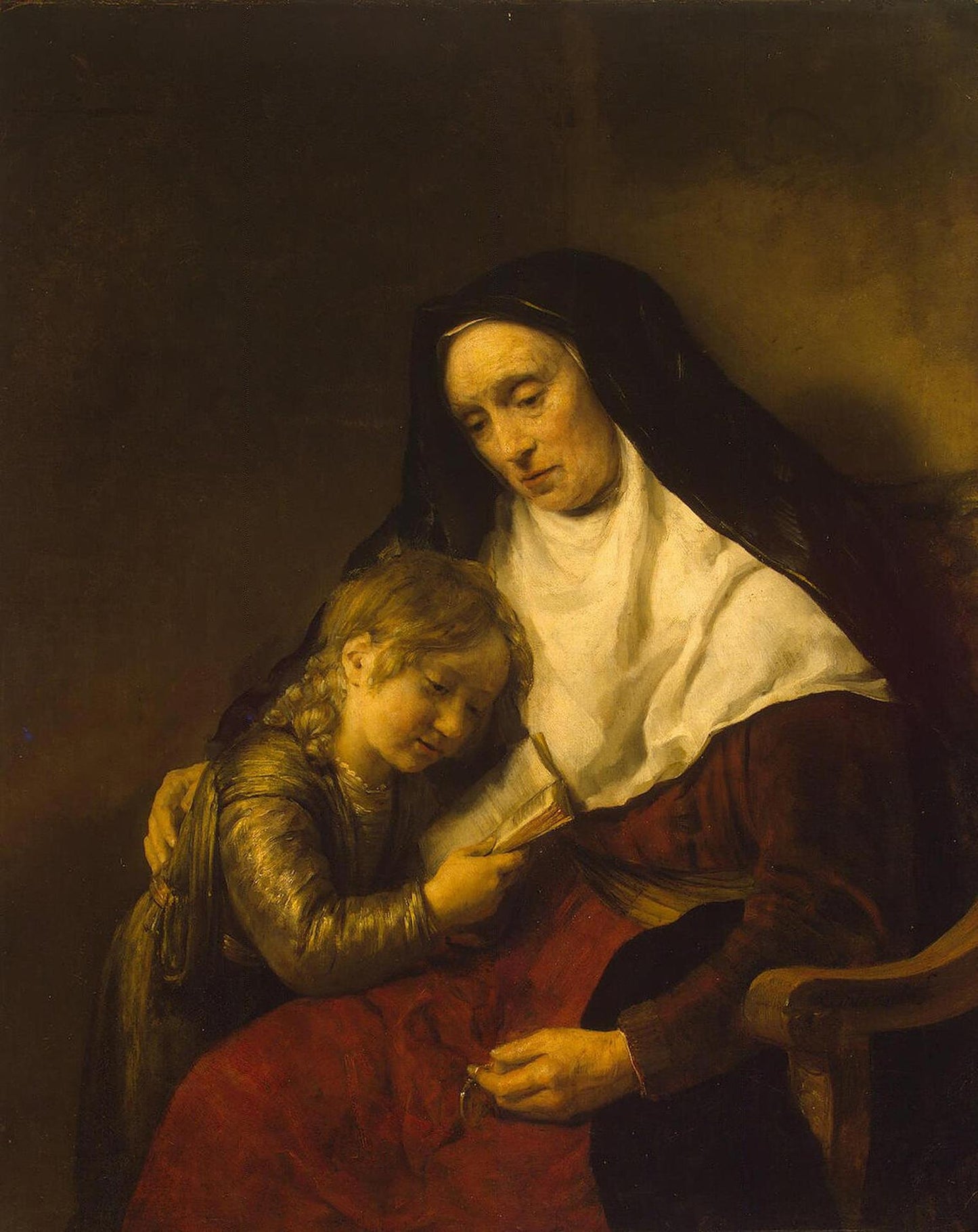 Timothy and Lois, vintage artwork by Willem Drost, 12x8" (A4) Poster