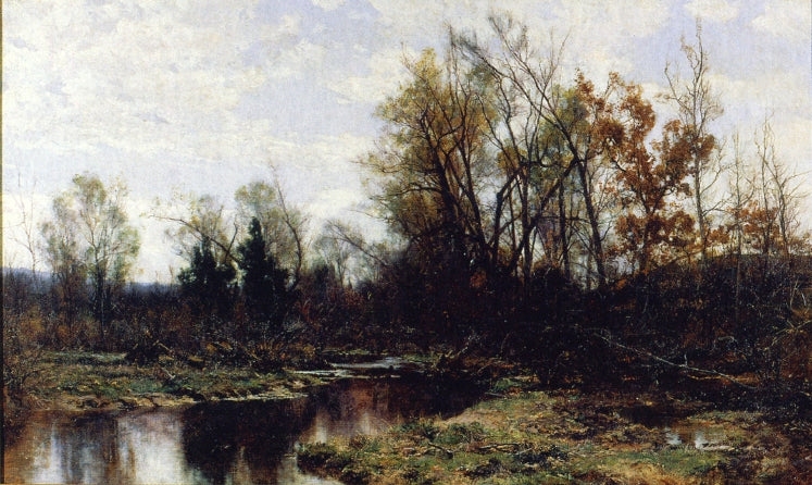 A Cloudy Day, vintage artwork by Hugh Bolton Jones, 12x8" (A4) Poster