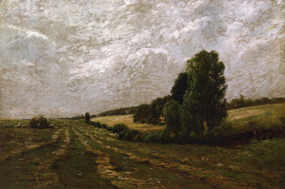 The Meadow, Sweet with Hay, Long Island, New York, vintage artwork by Edward B. Gay, 12x8" (A4) Poster