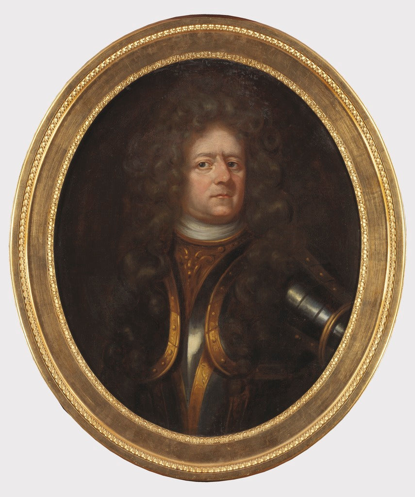 Otto Vilhelm von Königsmarck, vintage artwork by David Klocker Ehrenstrahl, 12x8" (A4) Poster