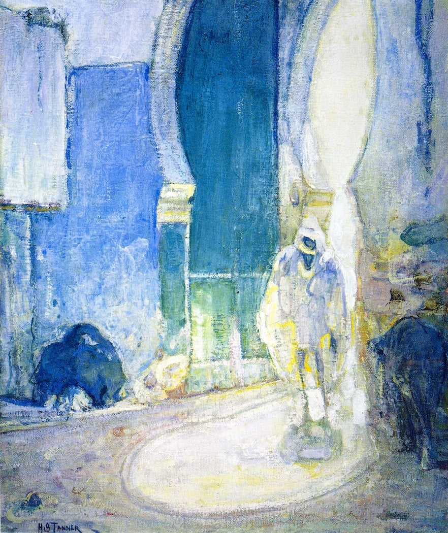 Gate to the Casbah, vintage artwork by Henry Ossawa Tanner, 12x8" (A4) Poster