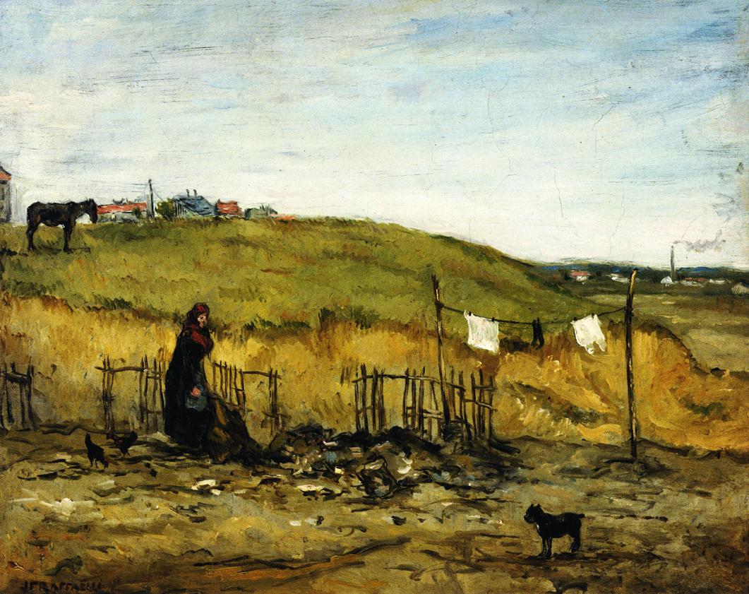 A Gypsy, vintage artwork by Jean-François Raffaëlli, 12x8" (A4) Poster