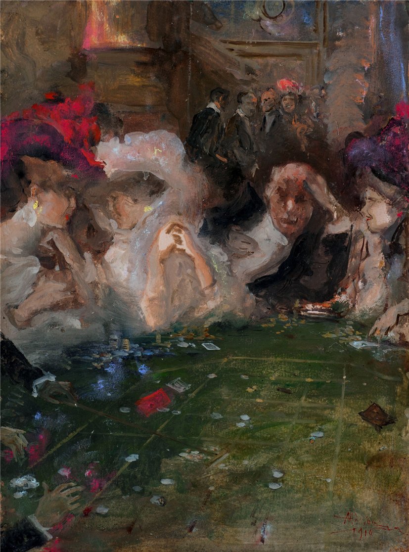 Engineers of the Roulette by Pompeo Mariani,A3(16x12")Poster
