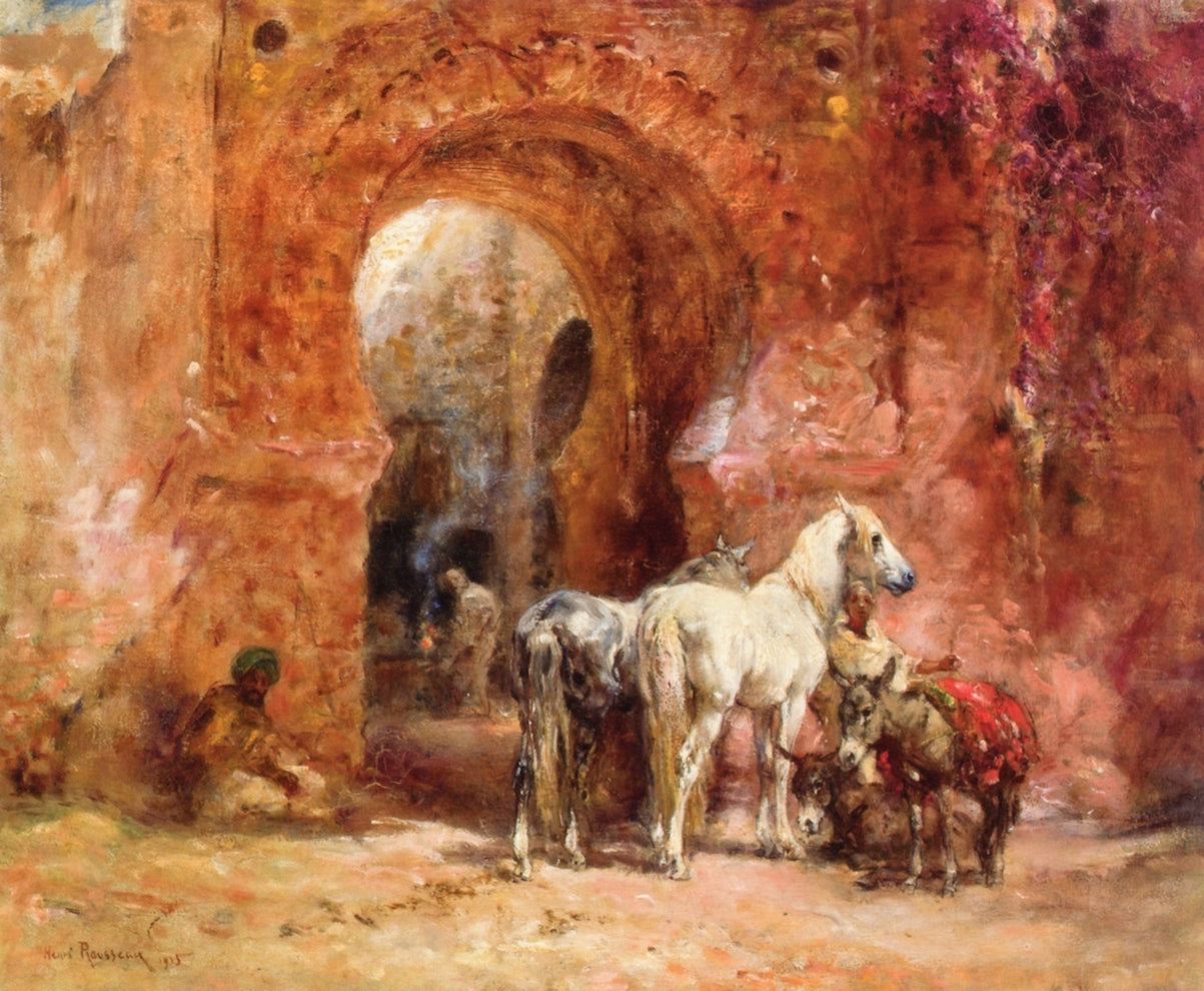 The Entrance, vintage artwork by Henri Emilien Rousseau, 12x8" (A4) Poster