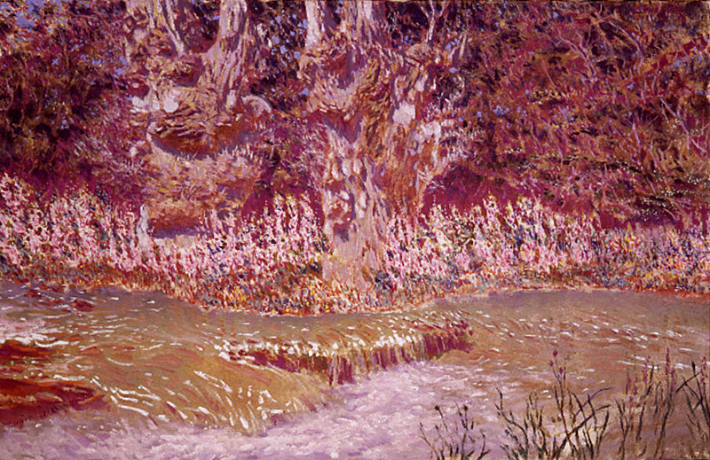 Rio de Piedra, vintage artwork by Antonio Muñoz Degrain, 12x8" (A4) Poster