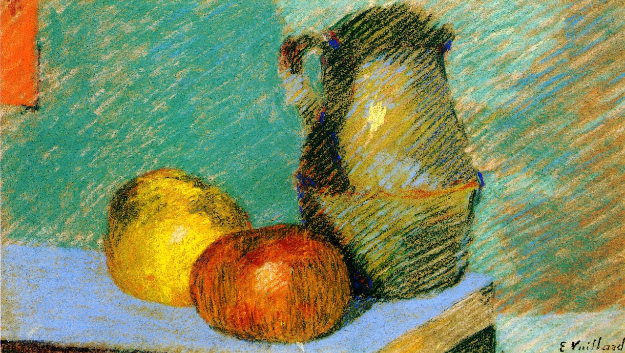 Apples and Pitcher by edouard Vuillard,A3(16x12")Poster