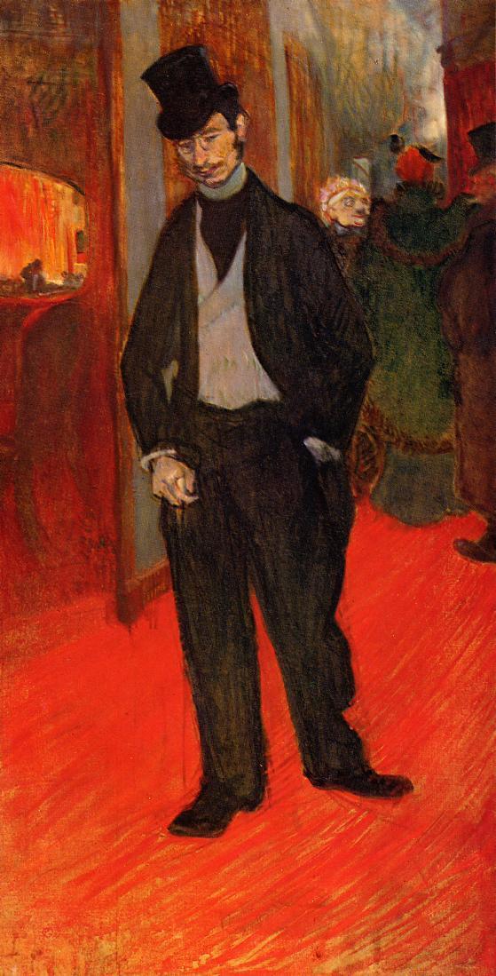 Dr. Gabriel Tapie de Celeyran, vintage artwork by Henri de Toulouse-Lautrec, 12x8" (A4) Poster