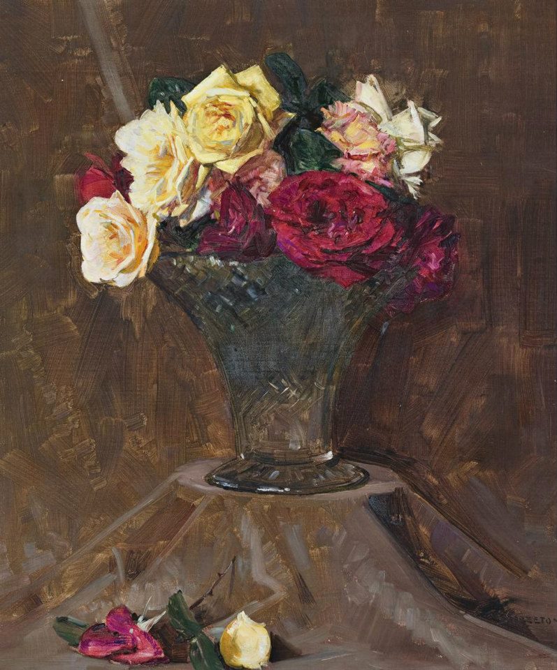 Fullbloom, vintage artwork by Sir Arthur Streeton, 12x8" (A4) Poster