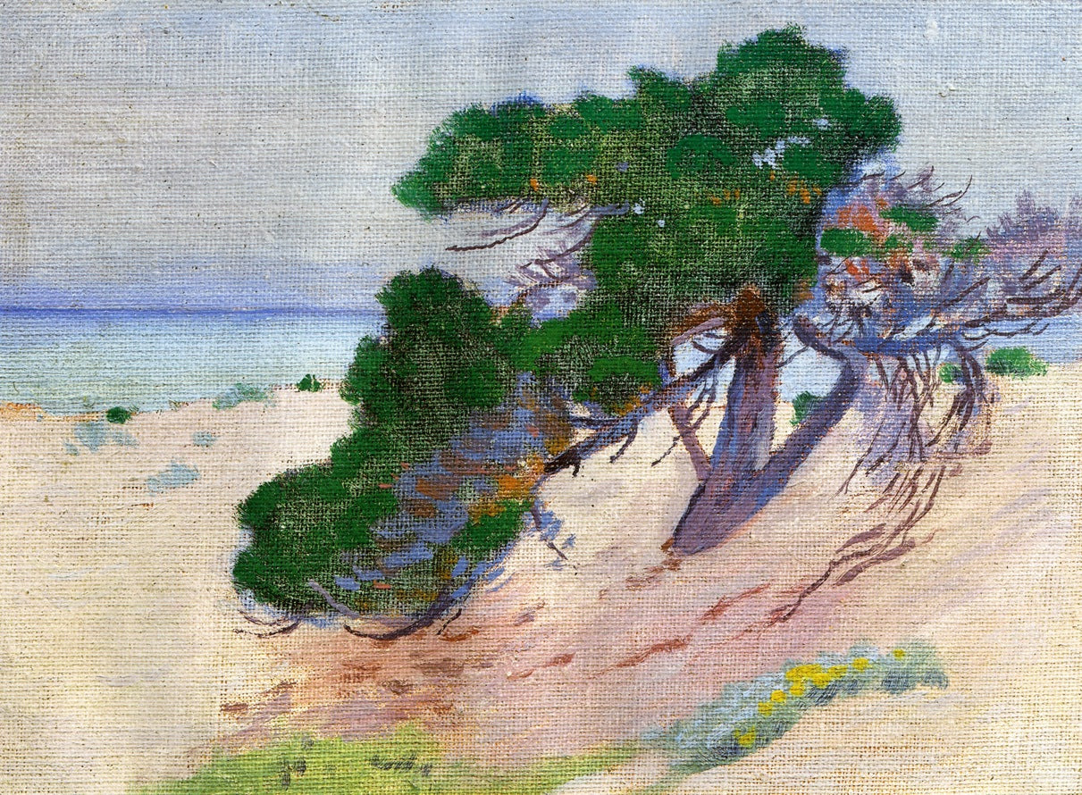 Pacific Grove, California, vintage artwork by Arthur Wesley Dow, 12x8" (A4) Poster