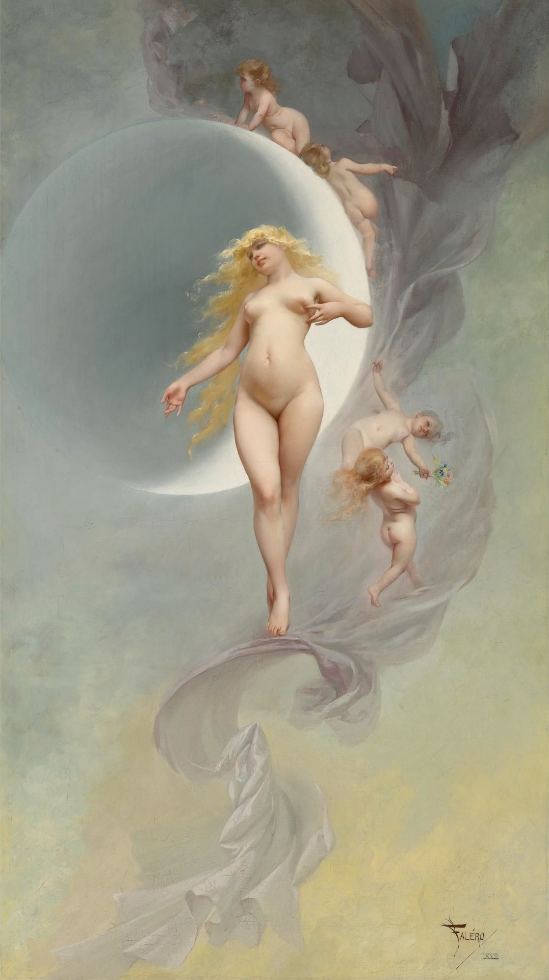 The Planet Venus by Luis Ricardo Falero,A3(16x12")Poster